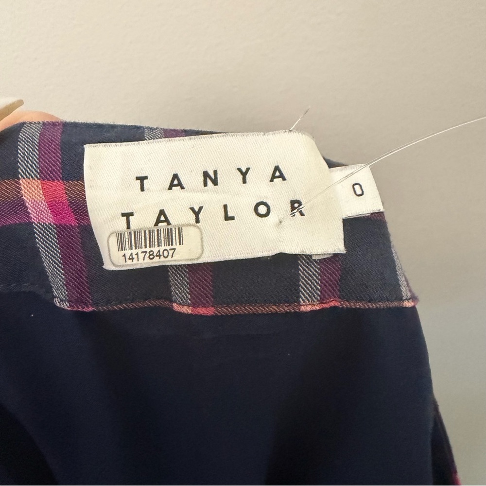 Tanya Taylor Plaid Lexi Wrap Mini Dress - Picture 5 of 6